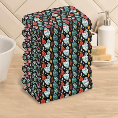 Big Ornament Hand Towels (6 Pcs) - DeRose Seasonal