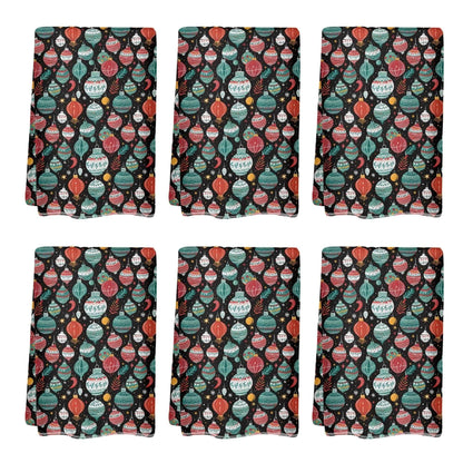 Big Ornament Hand Towels (6 Pcs) - DeRose Seasonal