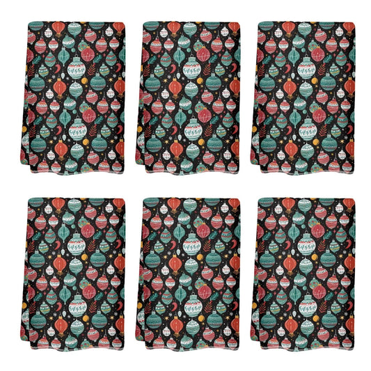 Big Ornament Hand Towels (6 Pcs) - DeRose Seasonal