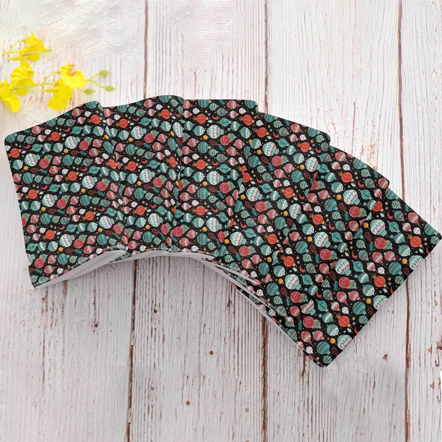 Big Ornament Hand Towels (6 Pcs) - DeRose Seasonal