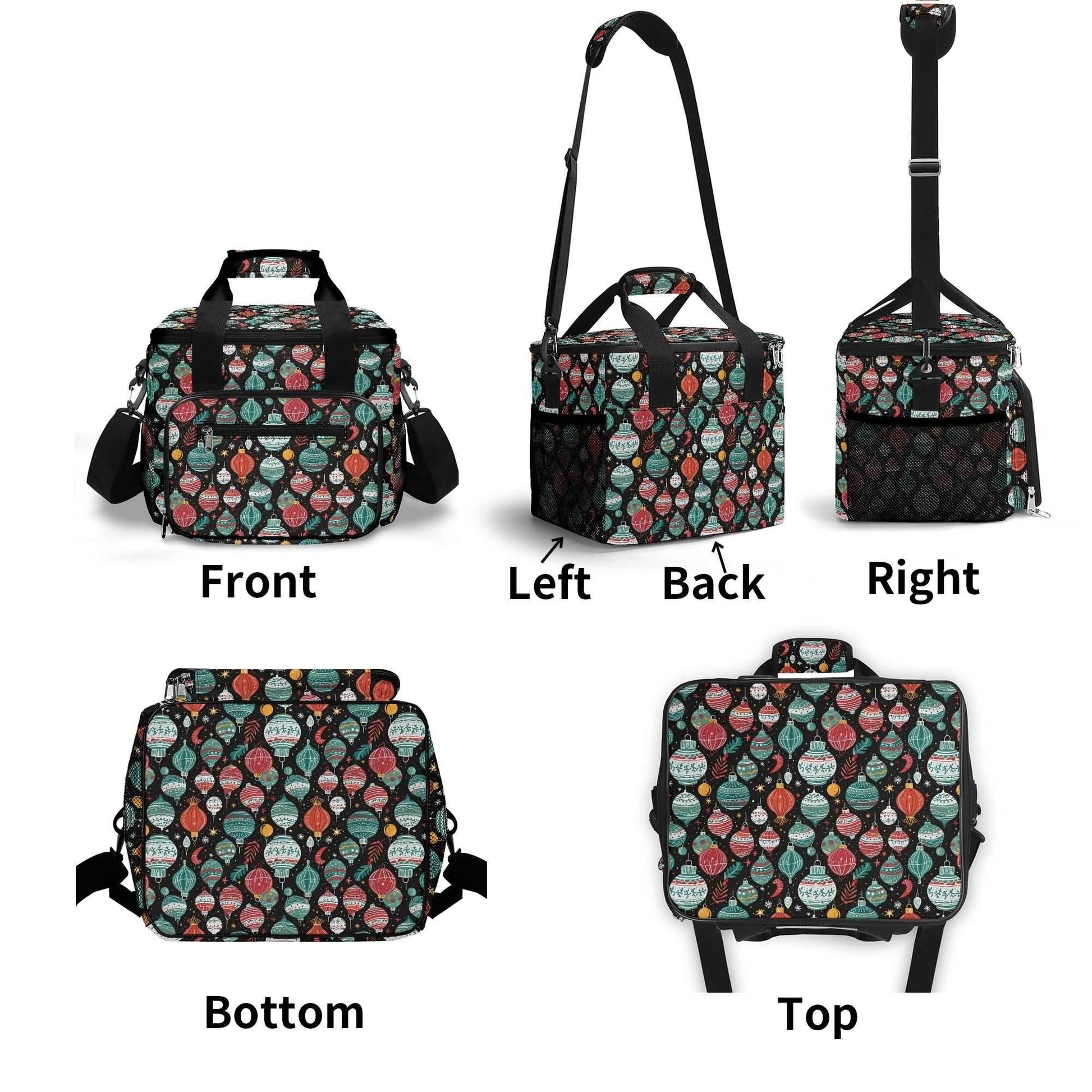 Big Ornament Insulated Leakproof Cooler Bag Lunch Box - DeRose Seasonal