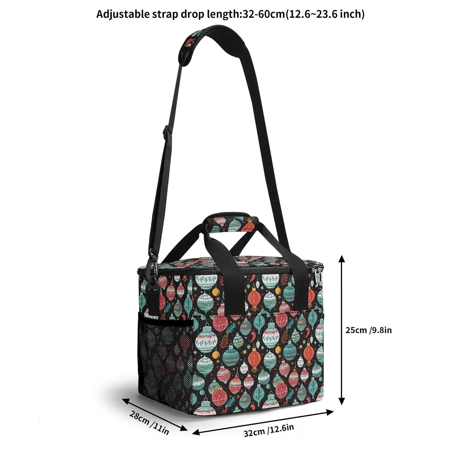 Big Ornament Insulated Leakproof Cooler Bag Lunch Box - DeRose Seasonal