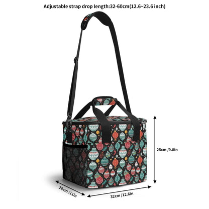 Big Ornament Insulated Leakproof Cooler Bag Lunch Box - DeRose Seasonal