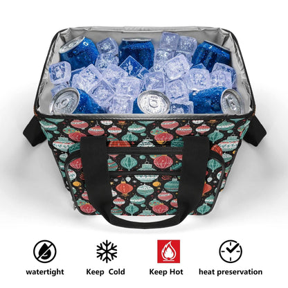 Big Ornament Insulated Leakproof Cooler Bag Lunch Box - DeRose Seasonal