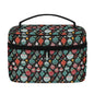 Big Ornament Leather Cosmetic Bag - DeRose Seasonal