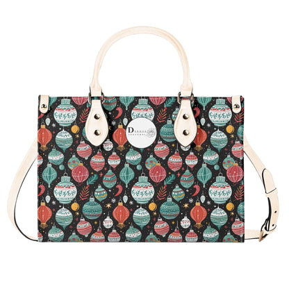 Big Ornament Luxury Women Leather Handbag (3 sizes) - DeRose Seasonal