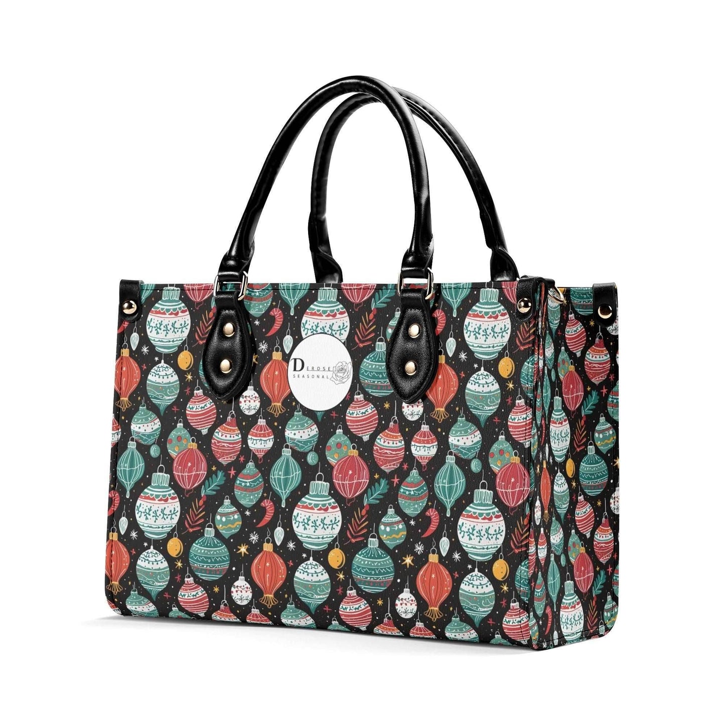 Big Ornament Luxury Women Leather Handbag (3 sizes) - DeRose Seasonal