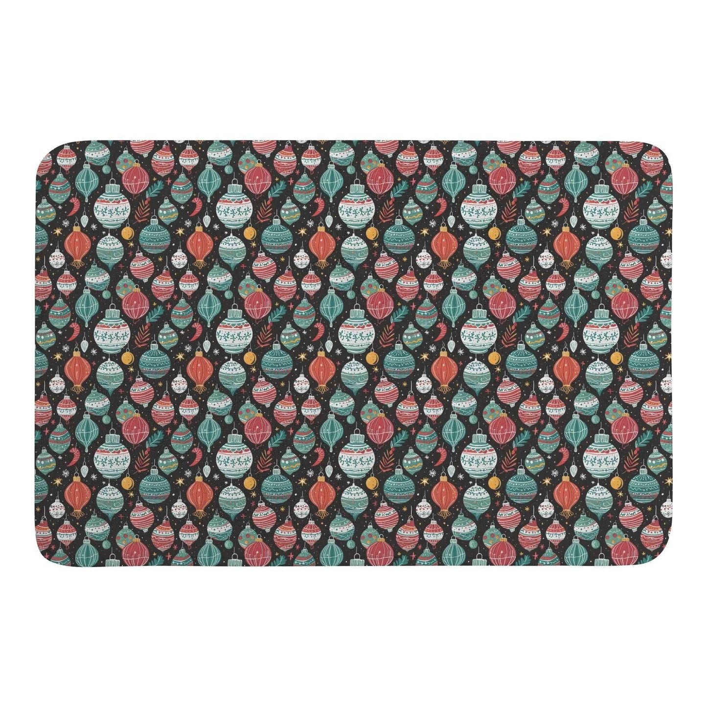Big Ornament Plush Indoor Doormat - DeRose Seasonal