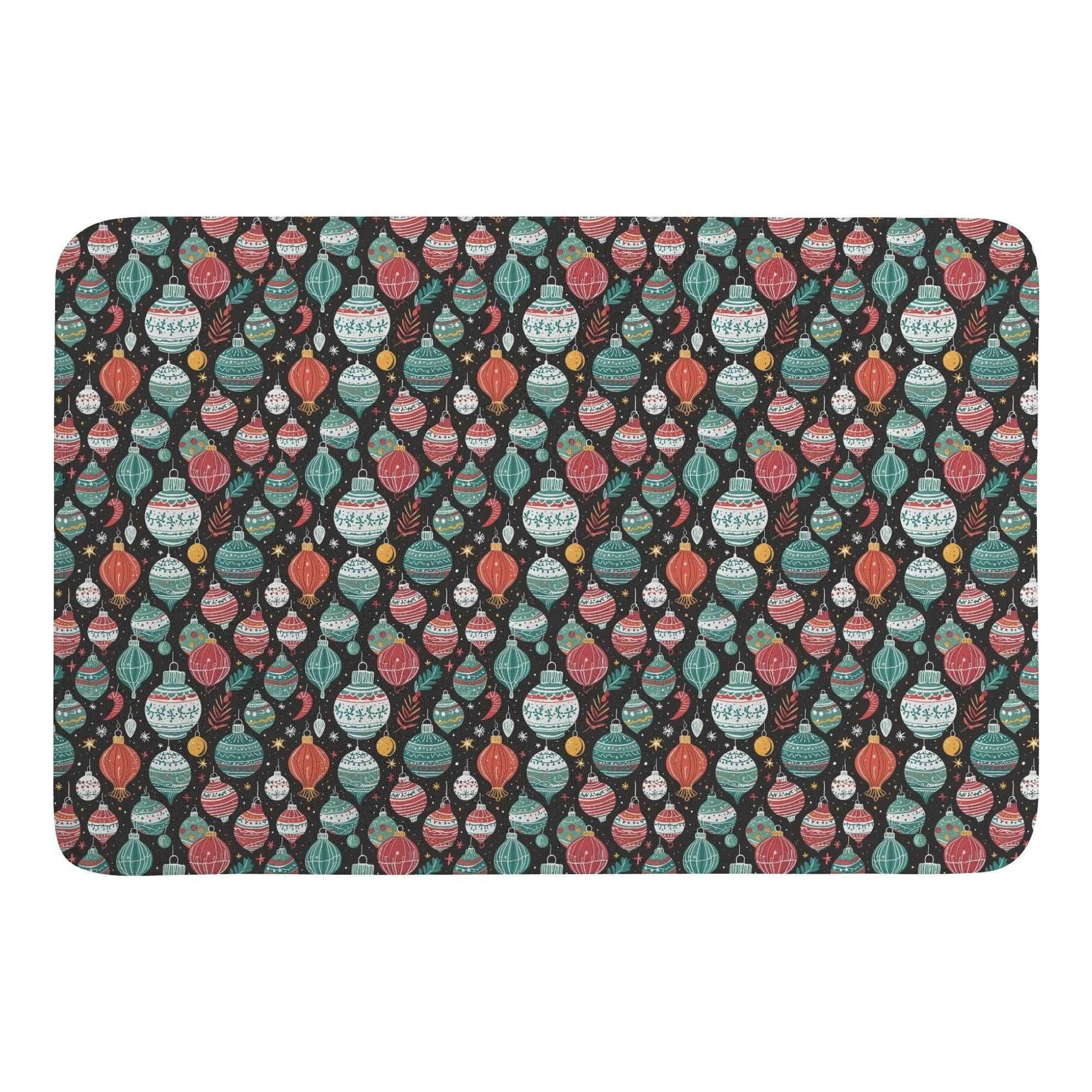 Big Ornament Plush Indoor Doormat - DeRose Seasonal