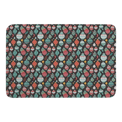Big Ornament Plush Indoor Doormat - DeRose Seasonal