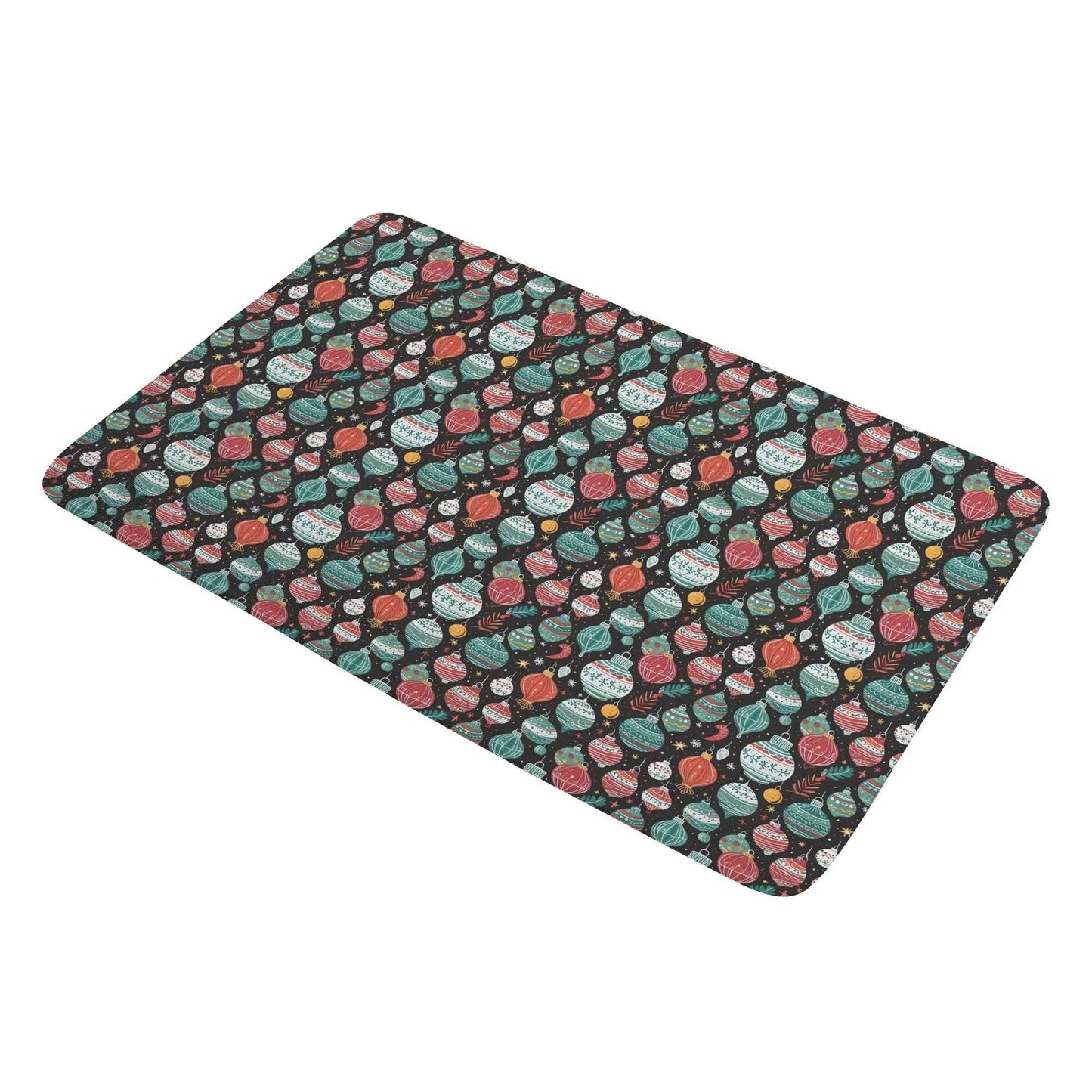 Big Ornament Plush Indoor Doormat - DeRose Seasonal