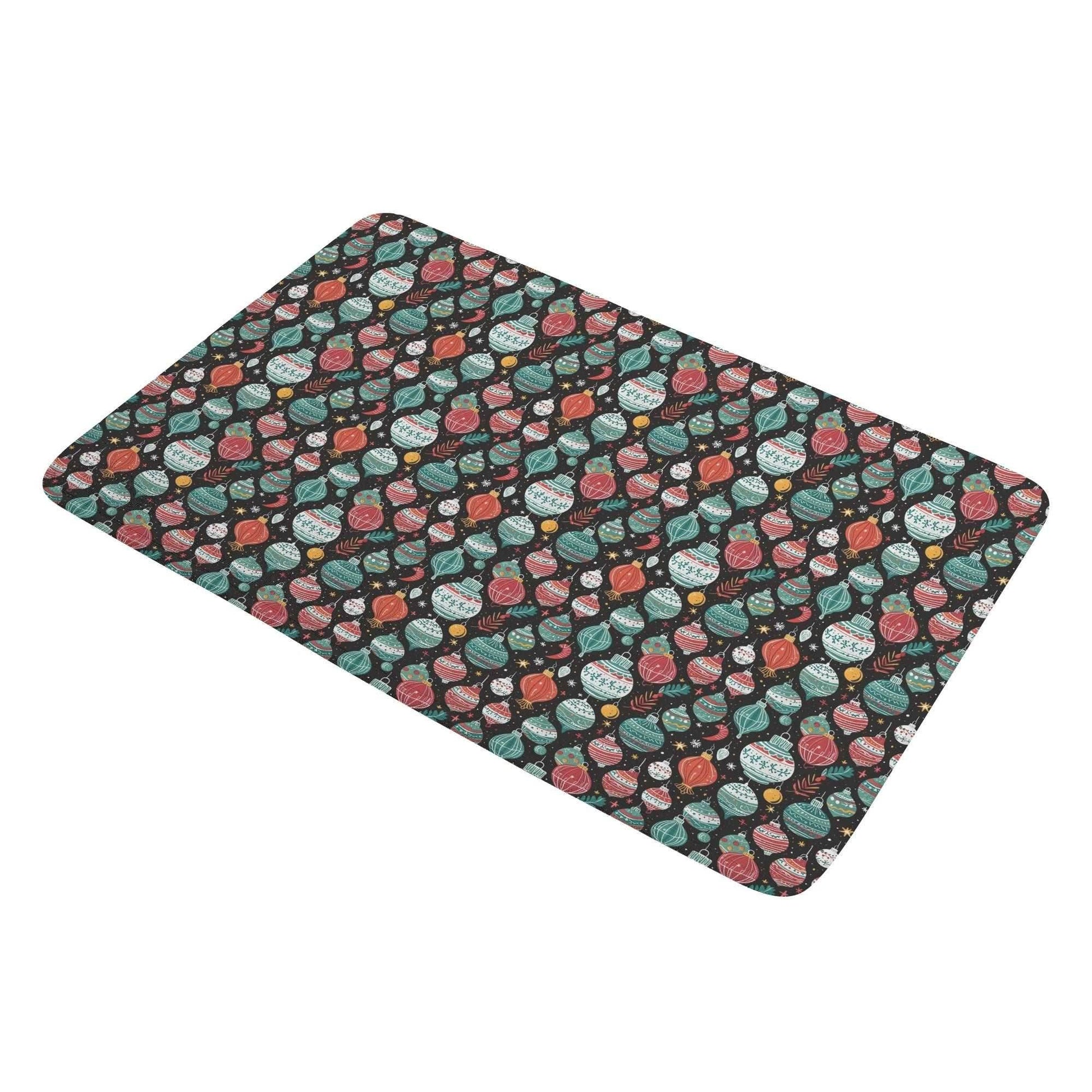 Big Ornament Plush Indoor Doormat - DeRose Seasonal