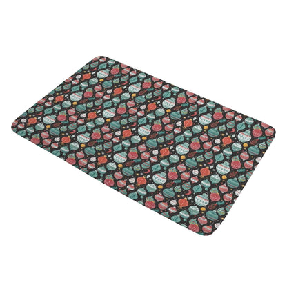 Big Ornament Plush Indoor Doormat - DeRose Seasonal