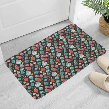 Big Ornament Plush Indoor Doormat - DeRose Seasonal