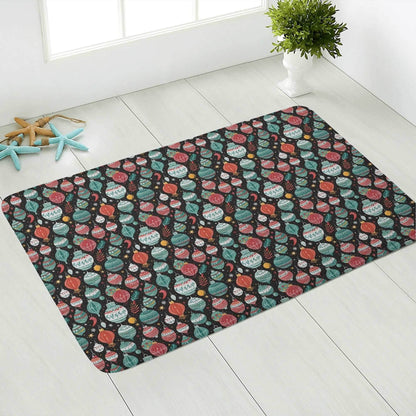 Big Ornament Plush Indoor Doormat - DeRose Seasonal