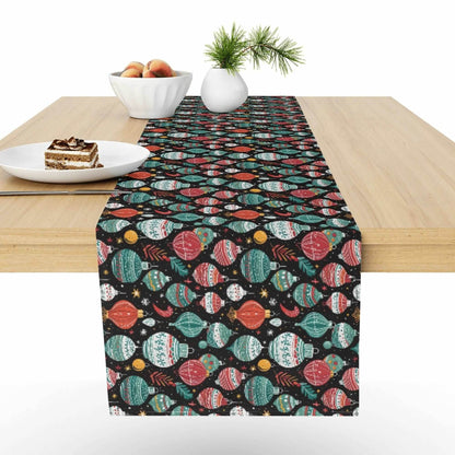 Big Ornament Polyester Table Runner - DeRose Seasonal