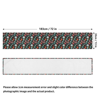 Big Ornament Polyester Table Runner - DeRose Seasonal