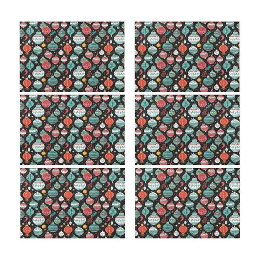 Big Ornament Table Placemat (set of 6) - DeRose Seasonal