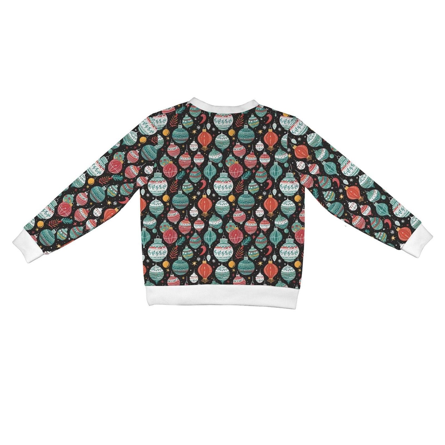 Big Ornament Women's Cardigan Button Sweater Custom Women's Cardigan (Model H73) - DeRose Seasonal