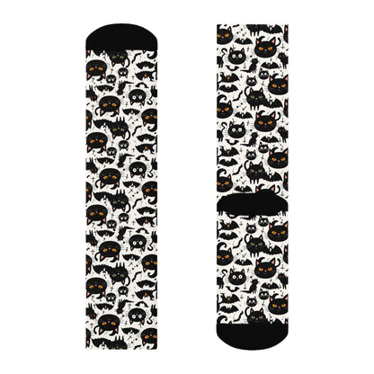 Crazy Cat Lady Polyester Crew Socks 3 sizes - DeRose Seasonal