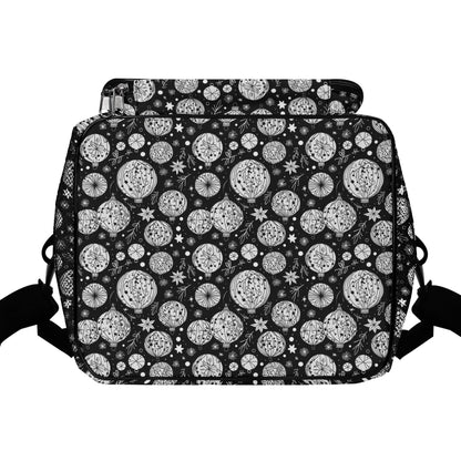 Black and White Christmas Ornament Insulated Leakproof Cooler Bag Lunch Box - DeRose Seasonal