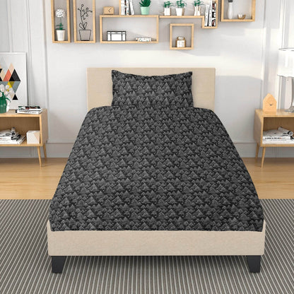 Black and White Christmas Trees 3 Pcs Beddings - DeRose Seasonal