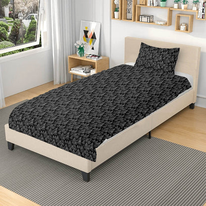 Black and White Christmas Trees 3 Pcs Beddings - DeRose Seasonal