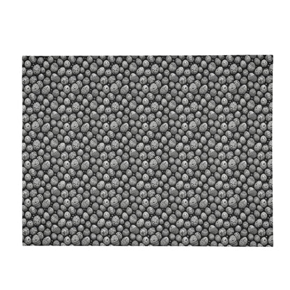 Black and White Egg Flannel Breathable Blanket 4 Sizes - DeRose Seasonal