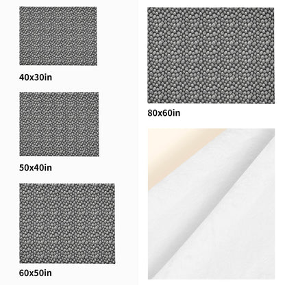 Black and White Egg Flannel Breathable Blanket 4 Sizes - DeRose Seasonal