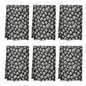 Black and White Egg Hand Towels (6 Pcs) - DeRose Seasonal