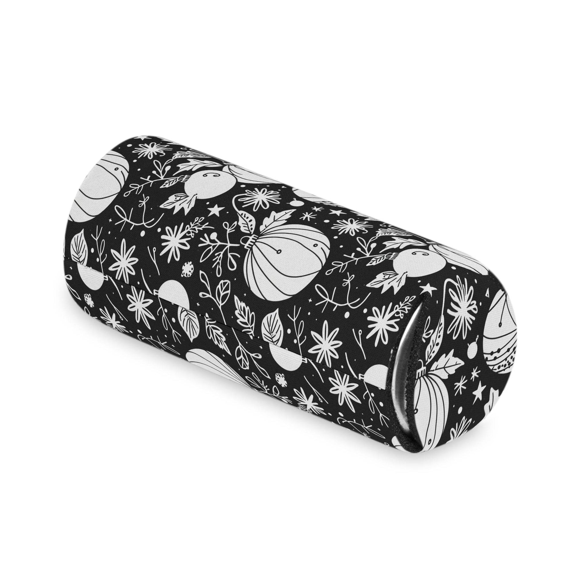 Black and White Festive Ornaments Can Cooler 50% Off - DeRose Seasonal