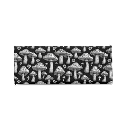Black and White Mushroom Luxury Women Leather Handbag (3 sizes) - DeRose Seasonal
