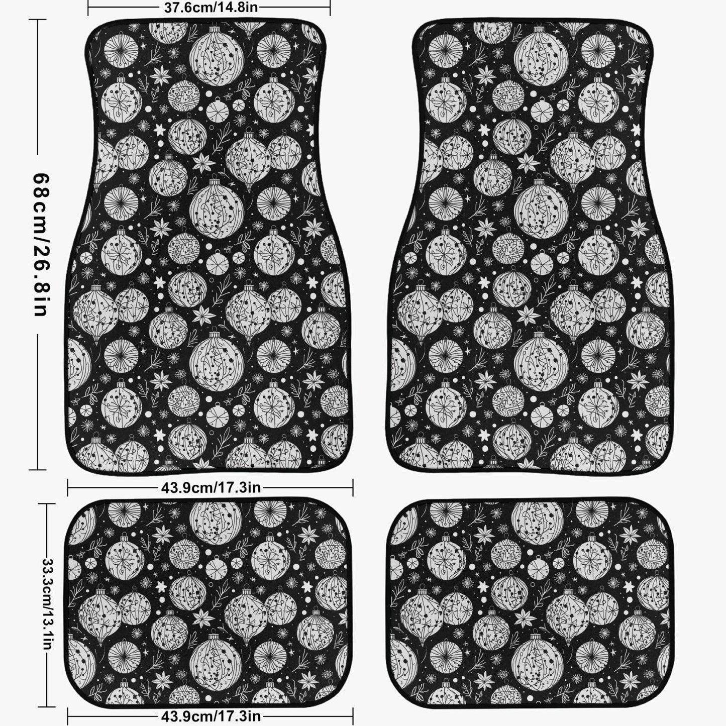 Black and White Ornament Vehicle Bundle - DeRose Seasonal