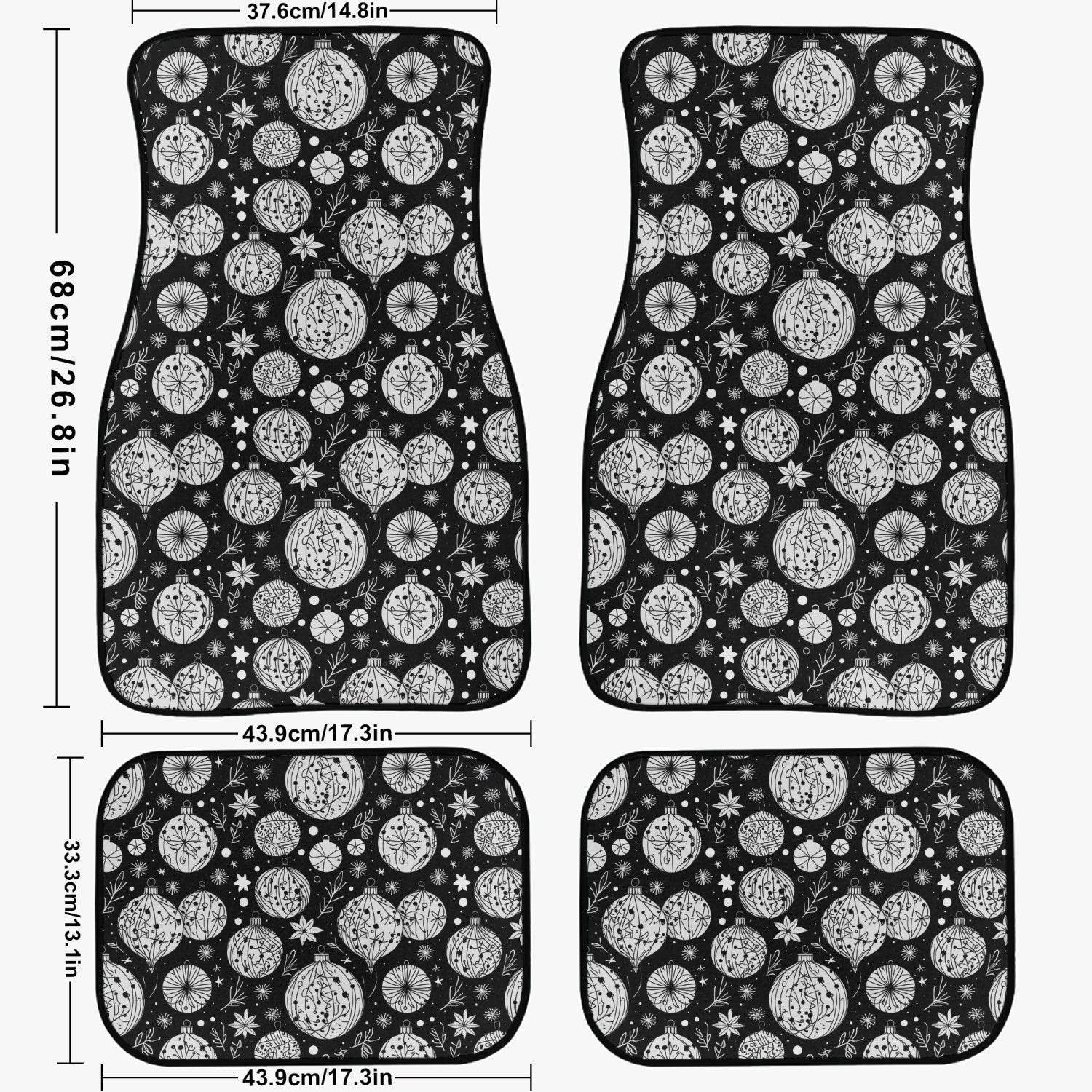 Black and White Ornament Vehicle Bundle - DeRose Seasonal