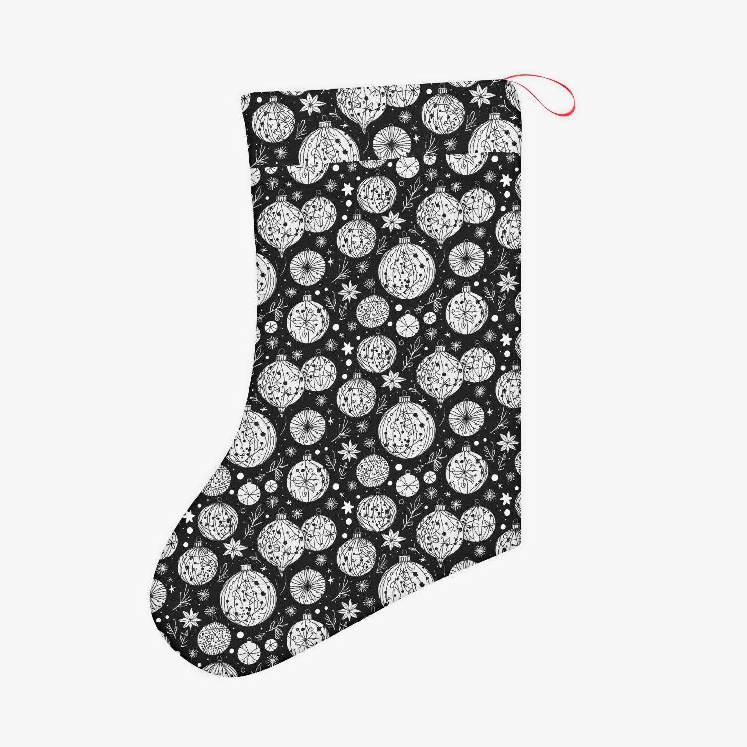 Black and White Ornament Christmas Santa Stockings - BUY ONE GET ONE FREE -BOGO - DeRose Seasonal