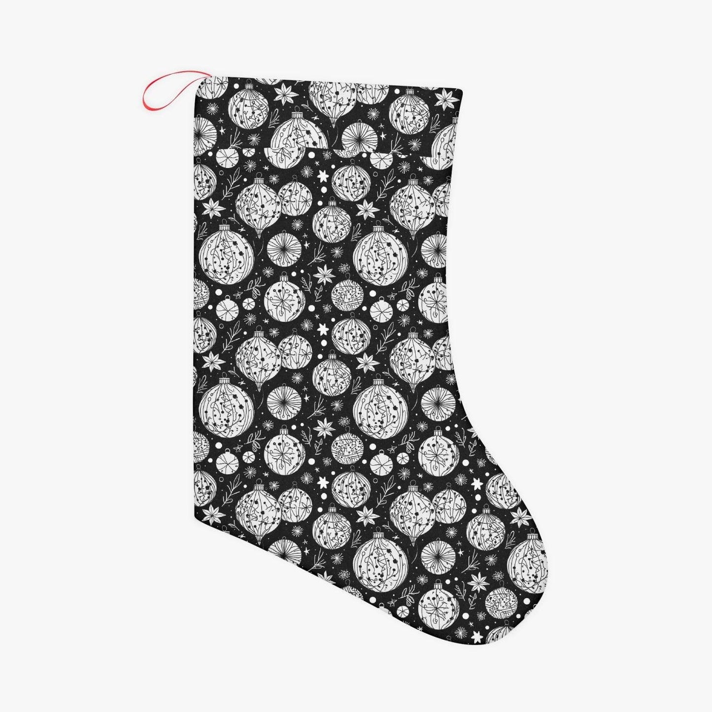 Black and White Ornament Christmas Santa Stockings - BUY ONE GET ONE FREE -BOGO - DeRose Seasonal