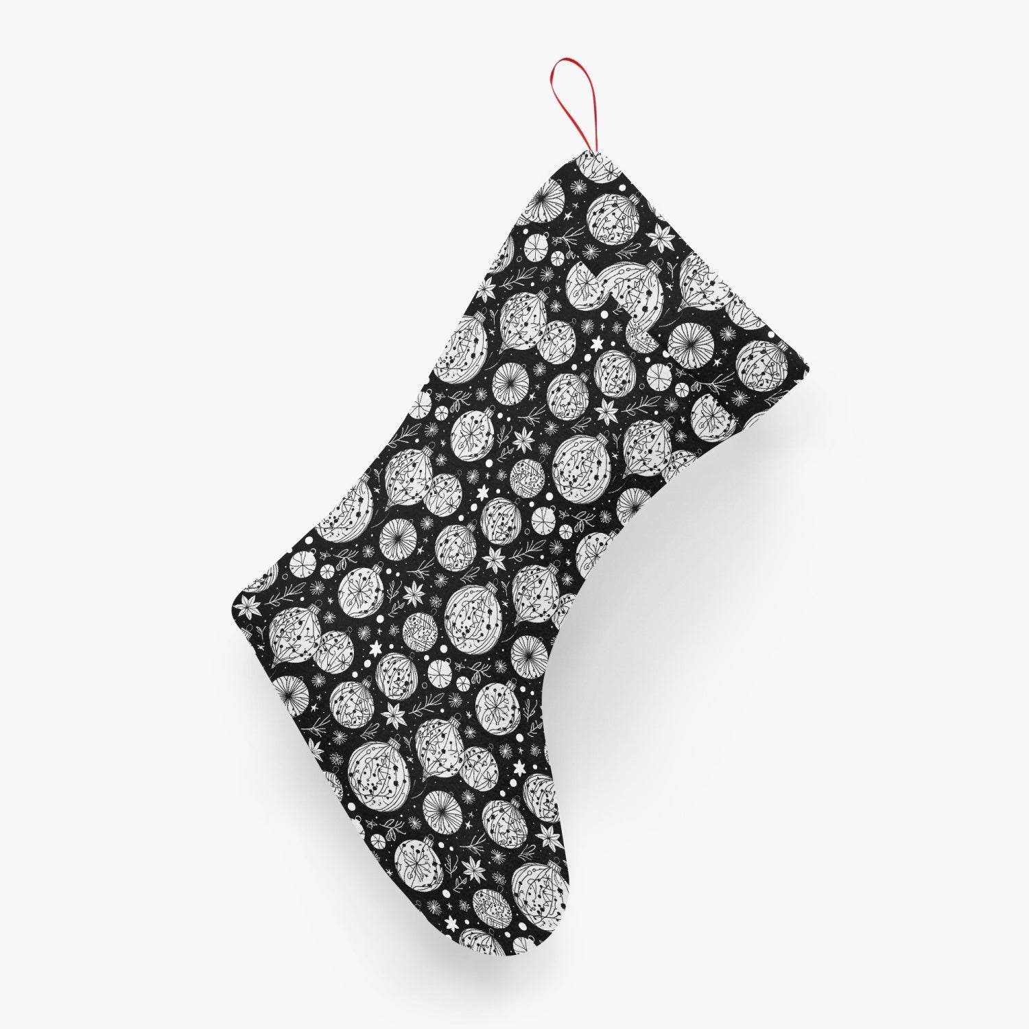 Black and White Ornament Christmas Santa Stockings - BUY ONE GET ONE FREE -BOGO - DeRose Seasonal