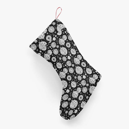 Black and White Ornament Christmas Santa Stockings - BUY ONE GET ONE FREE -BOGO - DeRose Seasonal