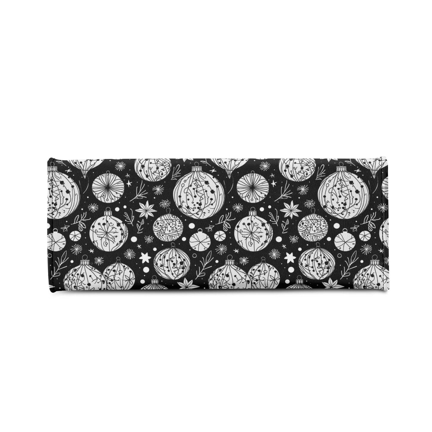 Black and White Ornament Luxury Women Leather Handbag - DeRose Seasonal