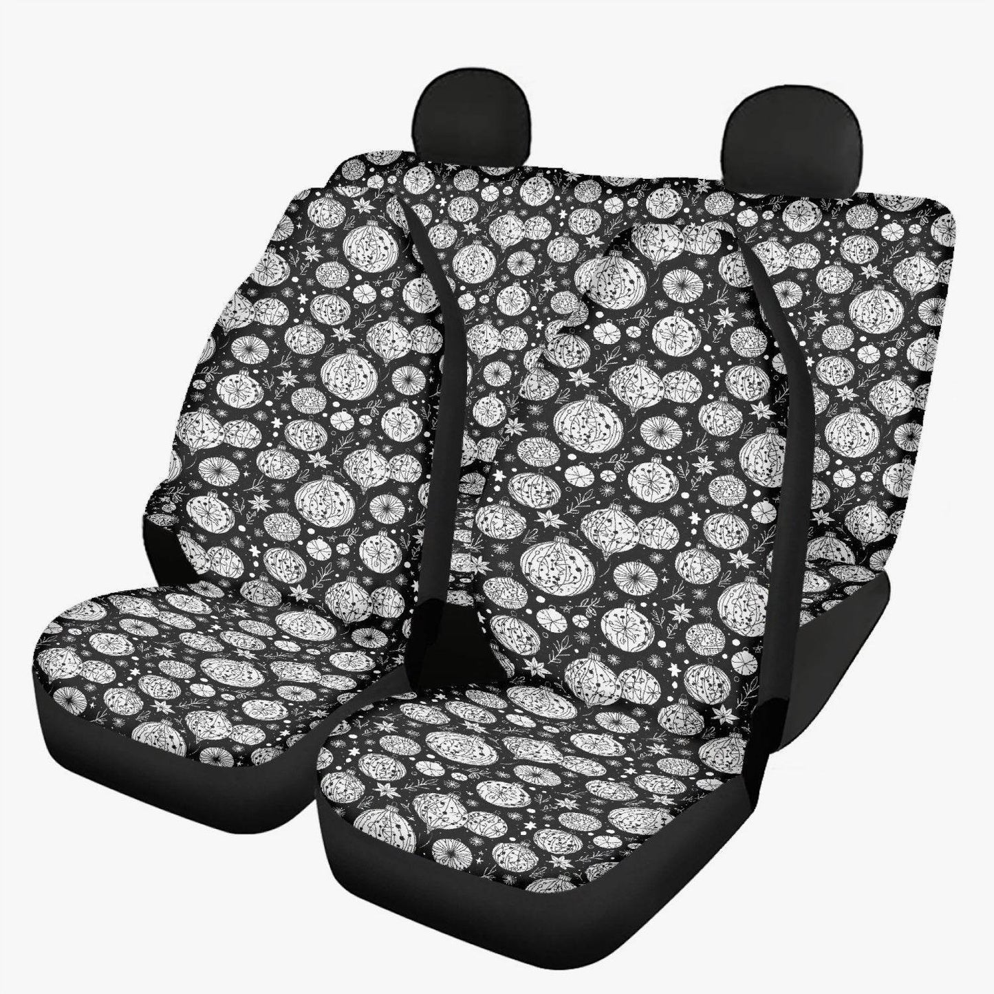 Black and White Ornament Vehicle Bundle - DeRose Seasonal