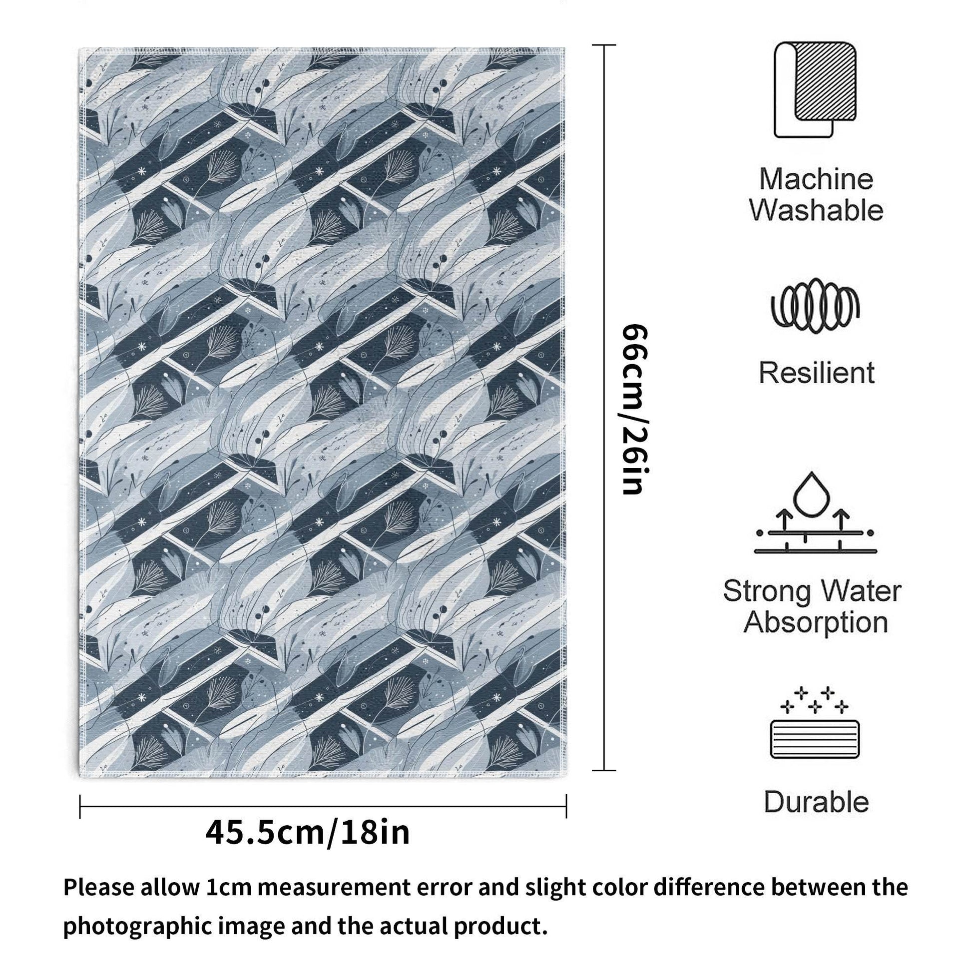 Blue Wind Hand Towels (6 Pcs) - DeRose Seasonal
