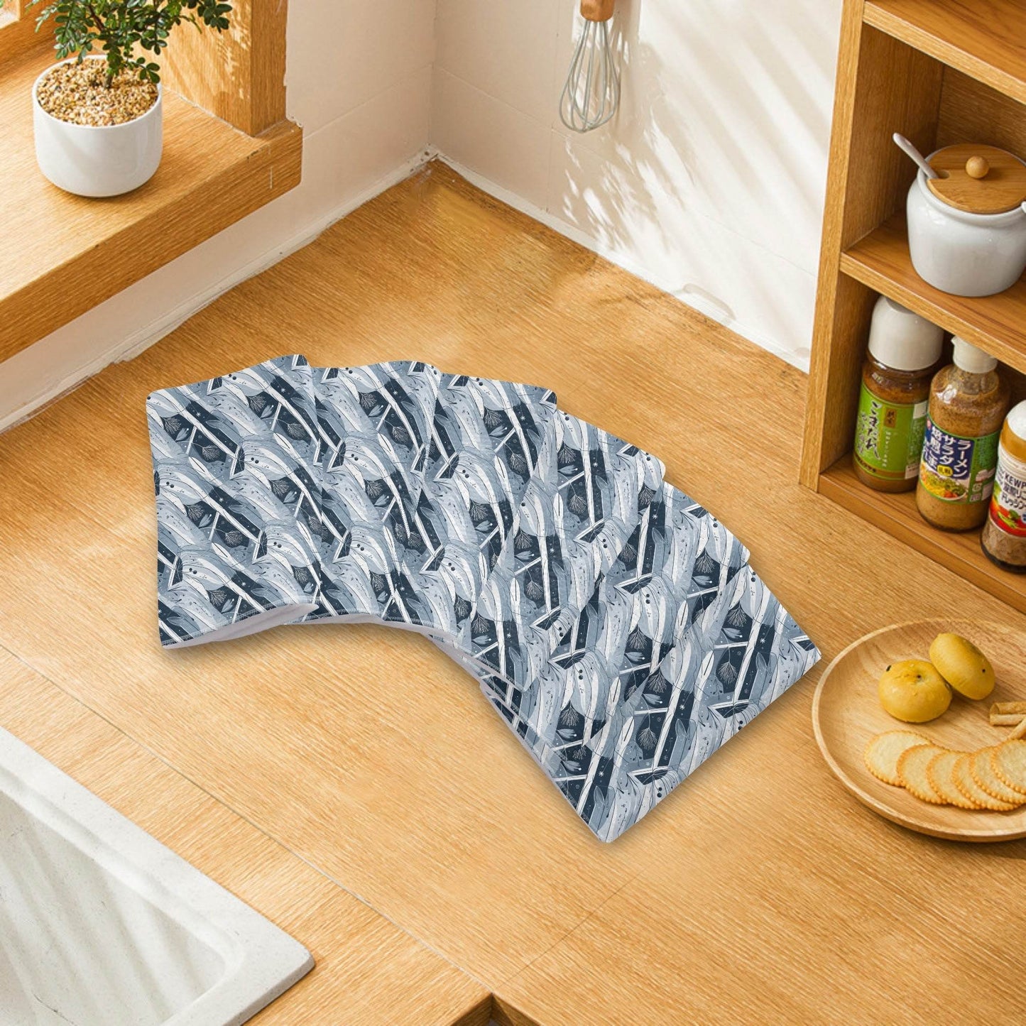 Blue Wind Hand Towels (6 Pcs) - DeRose Seasonal