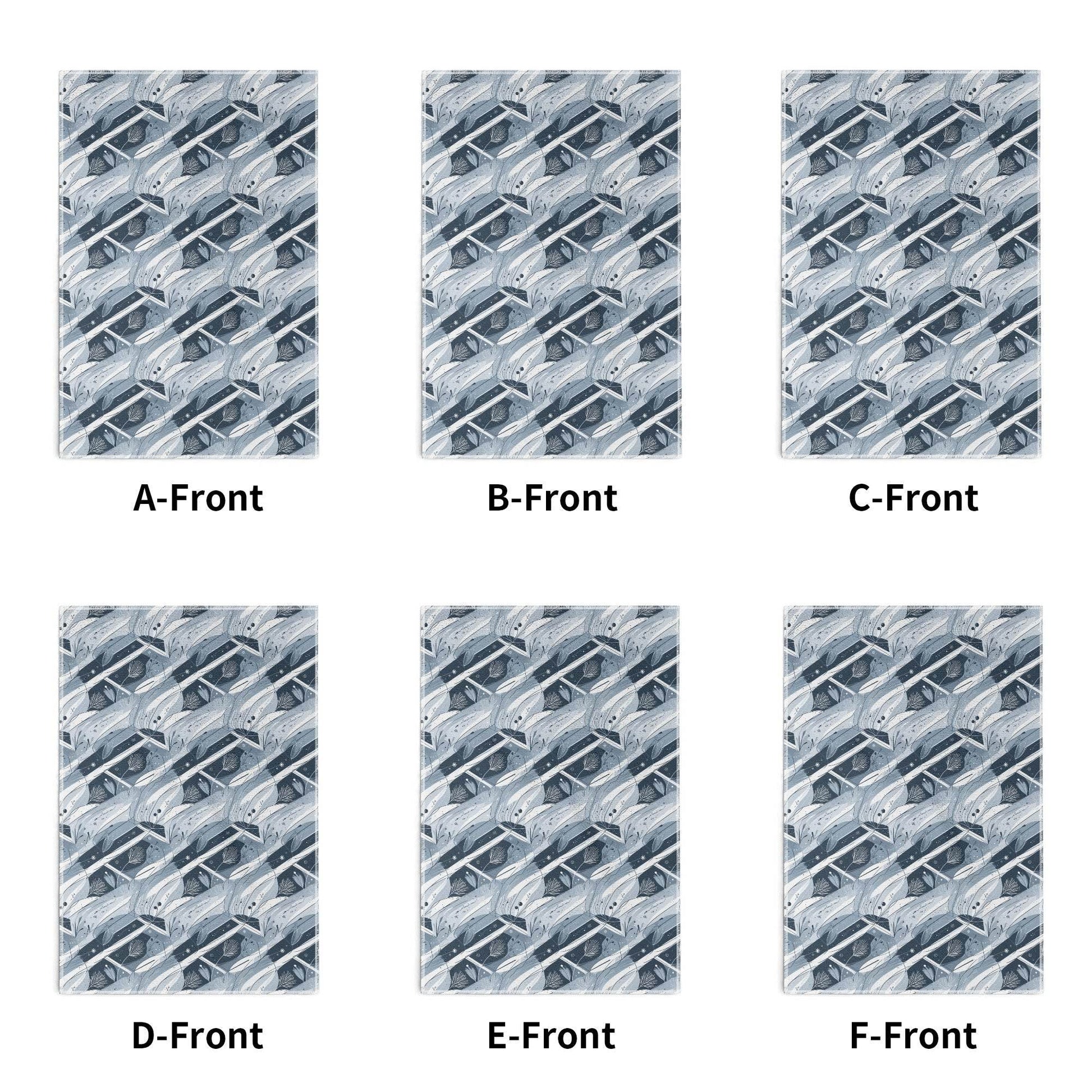 Blue Wind Hand Towels (6 Pcs) - DeRose Seasonal