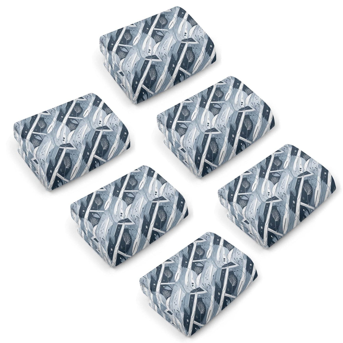 Blue Wind Hand Towels (6 Pcs) - DeRose Seasonal