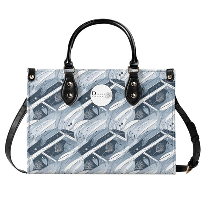 Blue Wind Luxury Women Leather Handbag (3 sizes) - DeRose Seasonal