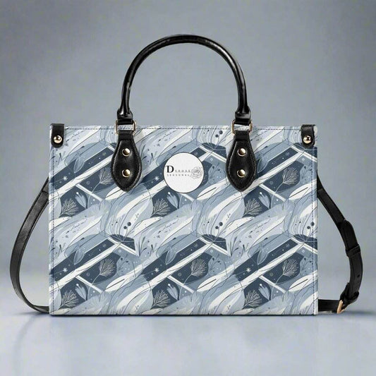 Blue Wind Luxury Women Leather Handbag (3 sizes) - DeRose Seasonal