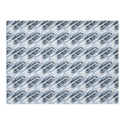 Blue Wind Polyester Tablecloth Polyester Tablecloth 70"x 52" DeRose Seasonal