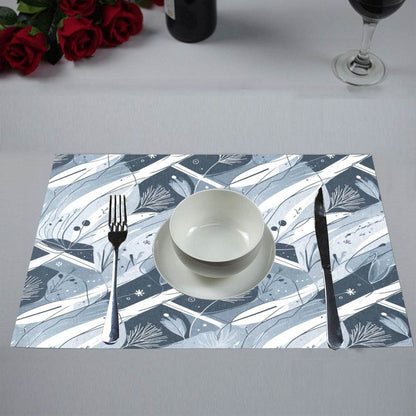 Blue Wind Table Placemat (set of 6) Placemats 12" x 18" (Set of 6) DeRose Seasonal