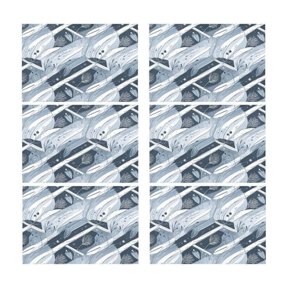 Blue Wind Table Placemat (set of 6) Placemats 12" x 18" (Set of 6) DeRose Seasonal