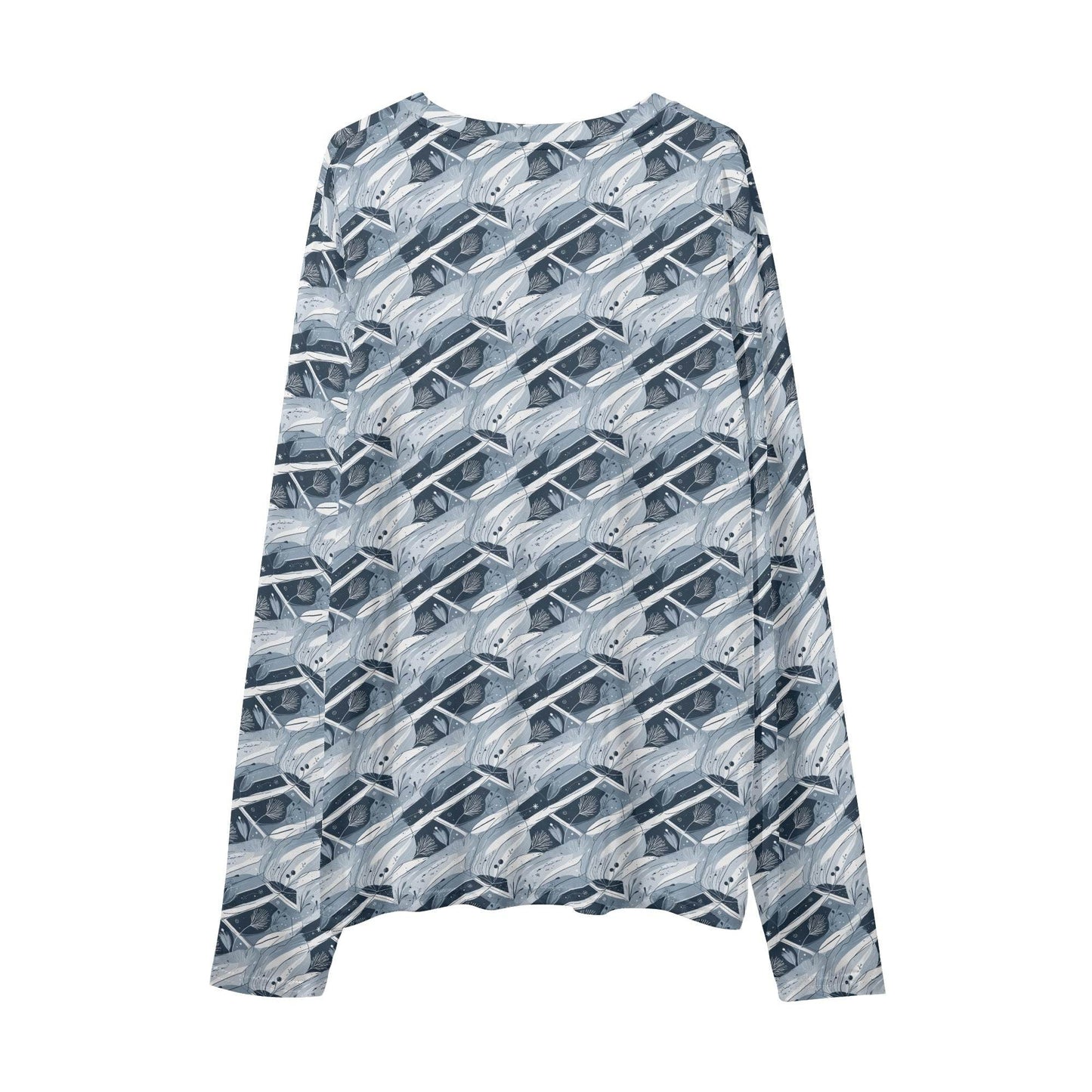 Blue Wind Unisex Adult Lightweight Crewneck Sweater shirt Long Sleeve Pullover Shirt - DeRose Seasonal
